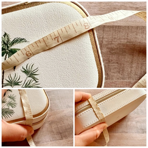 Cupcakes and Cashmere Vegan Leather Leopard Tropical Travel Jewelry Case - Picture 6 of 7